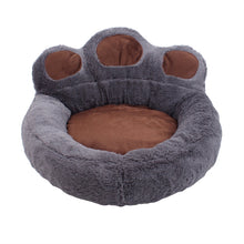 "A Round of Paw-plause" Bear Paw Dog Bed