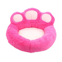 "A Round of Paw-plause" Bear Paw Dog Bed