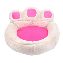 "A Round of Paw-plause" Bear Paw Dog Bed