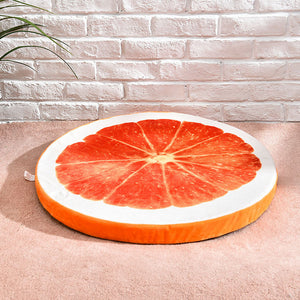 Orange Slice Dog Bed