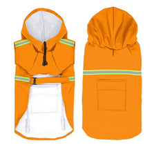 "Drizzle Dog" Reflective Dog Raincoat