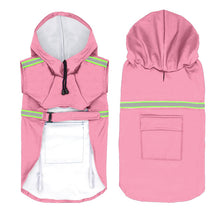 "Drizzle Dog" Reflective Dog Raincoat