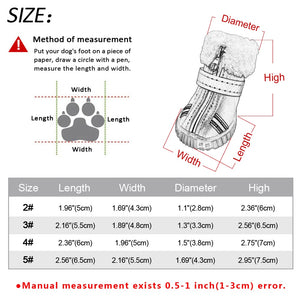 "Snowfall Adventure" Dog Winter Snow Boots