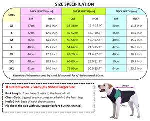 "Cool Weather Canine" Reflective Dog Coat